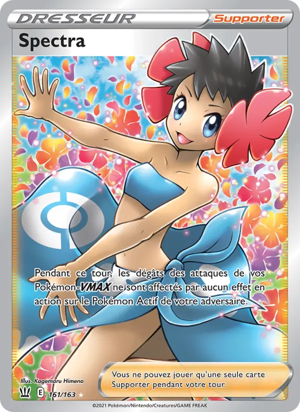 Scan HD carte Pokémon Spectra 161/163 — Styles de combat