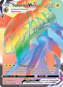 Carte Pokemon Tokorico VMAX 166/163 Styles de combat