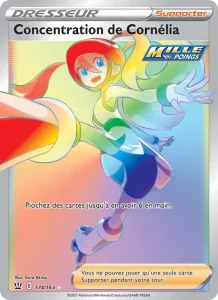 Carte Pokemon Concentration de Cornélia 174/163 Styles de combat