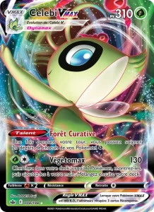 Carte Pokemon Celebi VMAX 8/198 Règne de Glace