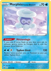 Carte Pokemon Morphéo Forme Blizzard 34/198 Règne de Glace