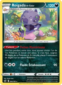 Carte Pokemon Roigada de Galar 98/198 Règne de Glace