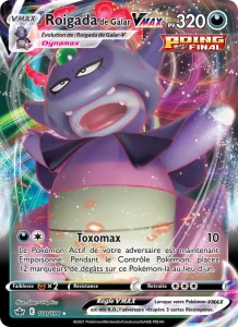Carte Pokemon Roigada de Galar VMAX 100/198 Règne de Glace