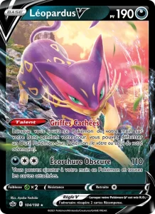Carte Pokemon Léopardus V 104/198 Règne de Glace