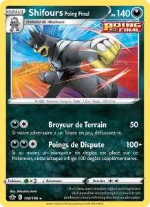 Carte Pokemon Shifours Poing Final 108/198 Règne de Glace