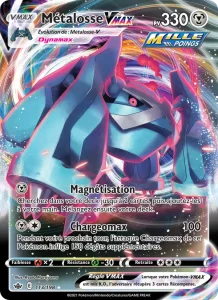 Carte Pokemon Métalosse VMAX 113/198 Règne de Glace