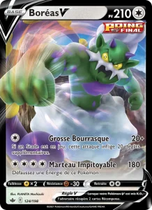 Carte Pokemon Boréas V 124/198 Règne de Glace