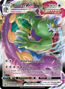 Carte Pokemon Boréas VMAX 125/198 Règne de Glace