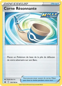 Carte Pokemon Corne Résonnante 136/198 Règne de Glace