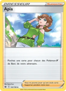 Carte Pokemon Apia 142/198 Règne de Glace