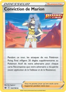 Carte Pokemon Conviction de Marion 144/198 Règne de Glace