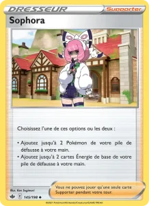 Carte Pokemon Sophora 145/198 Règne de Glace