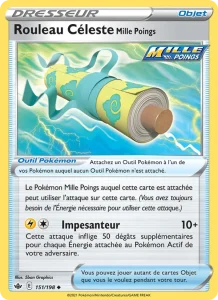 Carte Pokemon Rouleau Céleste Mille Poings 151/198 Règne de Glace