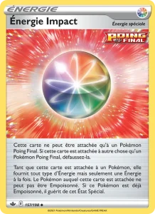 Carte Pokemon Énergie Impact 157/198 Règne de Glace