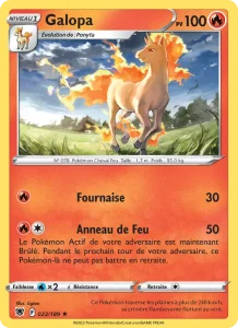 Carte Pokemon Galopa 022/189 Astres Radieux