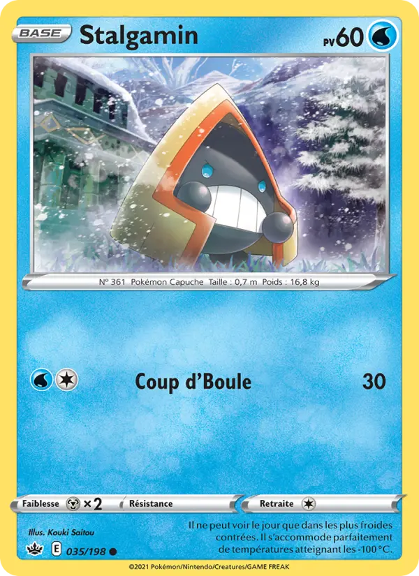 Scan HD carte Pokémon Stalgamin 35/198 — Règne de Glace