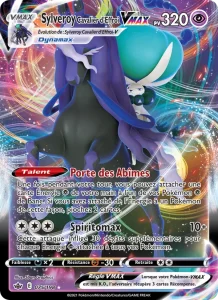 Carte Pokemon Sylveroy Cavalier d'Effroi VMAX 75/198 Règne de Glace