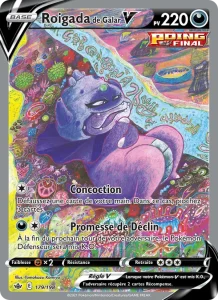 Carte Pokémon Roigada de Galar V 179 Règne de Glace