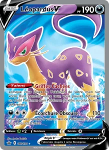 Carte Pokemon Léopardus V 180/198 Règne de Glace