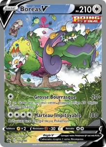 Carte Pokemon Boréas V 185/198 Règne de Glace