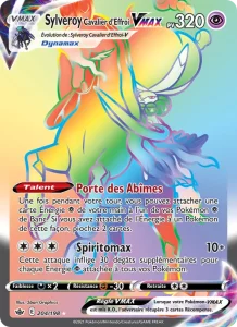 Carte Pokemon Sylveroy Cavalier d'Effroi VMAX 204/198 Règne de Glace