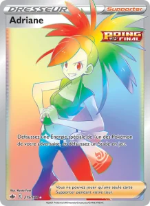 Carte Pokemon Adriane 215/198 Règne de Glace