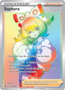 Carte Pokemon Sophora 217/198 Règne de Glace