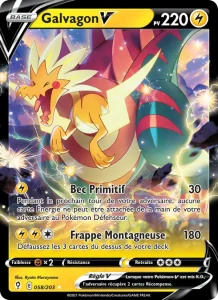 Carte Pokemon Galvagon V 58/203 Évolution Céleste