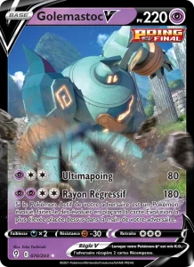 Carte Pokemon Golemastoc V 70/203 Évolution Céleste