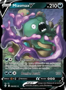 Carte Pokemon Miasmax V 100/203 Évolution Céleste