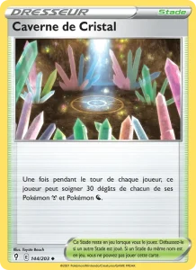 Carte Pokemon Caverne de Cristal 144/203 Évolution Céleste