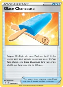 Carte Pokemon Glace Chanceuse 150/203 Évolution Céleste