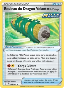 Carte Pokemon Rouleau du Dragon Volant Mille Poings 153/203 Évolution Céleste