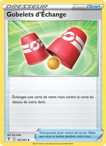 Carte Pokemon Gobelets d'Échange 162/203 Évolution Céleste
