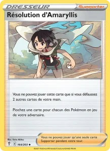 Carte Pokemon Résolution d'Amaryllis 164/203 Évolution Céleste