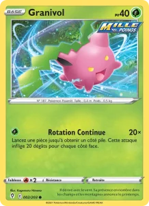 Carte Pokémon Granivol 2/203