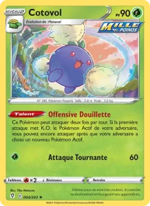 Carte Pokémon Cotovol 4/203