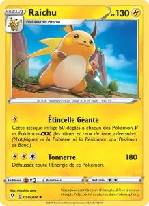 Raichu 50 — Évolution Céleste