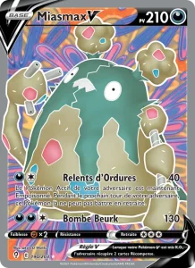 Carte Pokemon Miasmax V 190/203 Évolution Céleste