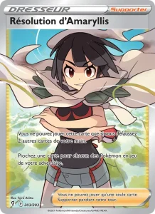 Carte Pokemon Résolution d'Amaryllis 203/203 Évolution Céleste