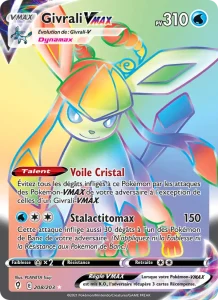 Carte Pokemon Givrali VMAX 208/203 Évolution Céleste