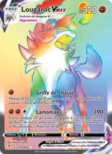 Carte Pokemon Lougaroc VMAX 213/203 Évolution Céleste