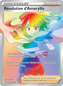 Carte Pokemon Résolution d'Amaryllis 225/203 Évolution Céleste