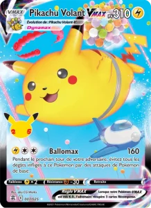 Carte Pokémon Pikachu Volant VMAX 7/25