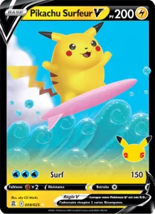 Carte Pokémon Pikachu Surfeur V 8 Célébrations