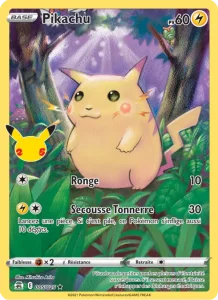 Carte Pokémon Pikachu 5/25