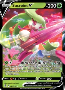 Carte Pokemon Sucreine V 21/264 Poing de Fusion
