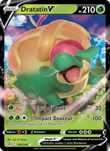 Carte Pokemon Dratatin V 26/264 Poing de Fusion