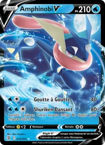 Carte Pokemon Amphinobi V 73/264 Poing de Fusion