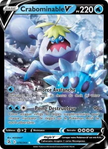 Carte Pokemon Crabominable V 76/264 Poing de Fusion